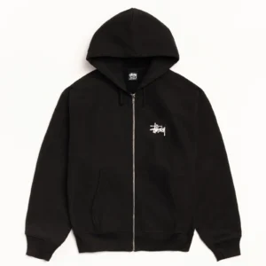 Basic Stussy Zip Hoodie