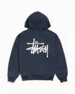 Basic Stussy Zip Hoodie
