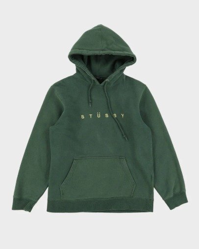 Stussy Green Hoodie Green Hoodie